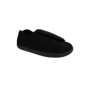 FOAMTREADS PHYSICIAN EXTRA WIDE ORTHOPEDIC ADJUSTABLE SLIPPER BLACK MEN'S NWT 8M